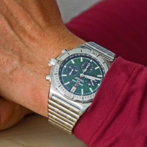 Breitling Chronomat B01 42 Bentley Green im perfekten Fullset