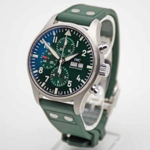 IWC Fliegeruhr Chronograph Pilots Chronograph 43 Green Edition No. 108/1000