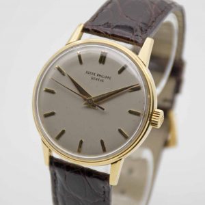 Patek Philippe Calatrava 3411 mit Box & Stammbuchauszug aus 1960