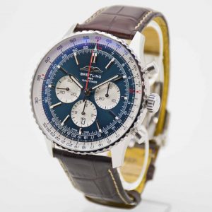 Breitling Navitimer 1 B01 Chronograph 46 LC100 Fullset mit Breitling Garantie bis 2028