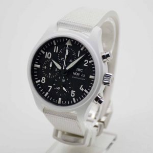 IWC Fliegeruhr Chronograph Top Gun Lake Tahoe LC100 Fullset aus 2025 IWC Garantie bis 2033