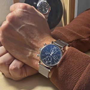 IWC Portofino Chronograph perfekte IW391010 deutsche Auslieferung mit neuem Service