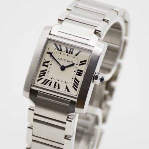 Cartier Tank Française WSTA0005 Fullset mit Cartier Garantie bis 2031