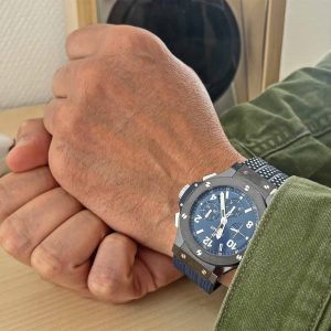 Hublot Big Bang 44 mm Original Blue 301.CM.710.RX perfektes Fullset aus 2023