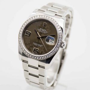 Rolex Datejust 36 Floral LC100 Fullset aus Erstbesitz