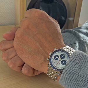 Breitling Navitimer 1 B01 Chronograph 41 Ice Blue perfektes Fullset