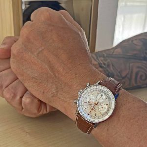 Breitling Navitimer 1 B01 Chronograph 41 perfektes Fullset aus 2024 mit Breitling Garantie bis 2031
