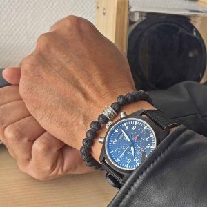 IWC Fliegeruhr Chronograph Top Gun Pilots Double Chronograph IW379901 mit neuem Service
