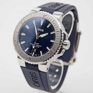 Oris Aquis Date Bucherer Blue – Edition LC 100 Fullset inklusive Oris Stahlband
